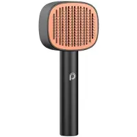 Paw In Hand Brush Needle Comb (black)