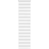 vidaXL Doppelrollo Weiß 55x230 cm Stoffbreite 50,9 cm Polyester