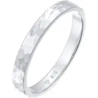 Elli Ring Pinky Ring Gehämmert 925 Silber Elli Silber