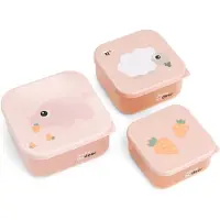 Done by Deer Snackboxen - Tiny Farm - 3er-Pack - Powder - - One Size - Brotdosen