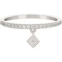 Cai Ring 925/- Sterling Silber Zirkonia weiß Glänzend CAI Weiß