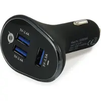 Conceptronic CARDEN 3-Port 31.5W USB-KFZ-Ladegerät, Auto, Zigarettenanzünder, 5 V, Schwarz