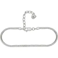 Jacques Lemans Armband 925/- Sterling Silber 15+4cm Glänzend CAI Weiß