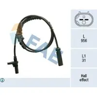 FAE ABS Sensor Raddrehzahl Vorne für BMW 5 Touring (F11) 78361