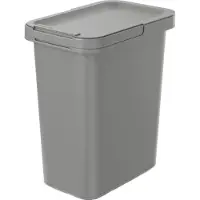 Prosperplast Papierkorb mit Deckel grau SYSTEMA NKS12-429U