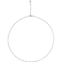 Cai Collier 925/- Sterling Silber ohne Stein 38+5cm Glänzend CAI Weiß