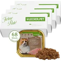Lyra Lecker.Pet Balu's Feine Paté Reich an Pute Katzenfutter Nassfutter Vollnahrung 6,8 kg Nicht relevant