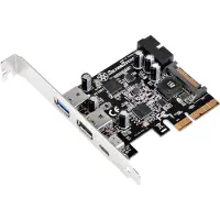 Silverstone ECU05, PCIe, USB 3.2 Gen 1 (3.1 Gen 1), Niedriges Profil, PCIe 2.0, 10 Gbit/s, Windows 10 Education, Windows 10 Education x64, Windows 10 Enterprise, Windows 10 Enterprise x64,...
