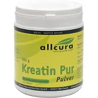 Allcura Naturheilmittel GmbH Kreatin PUR Pulver Premium Qualität 500 g