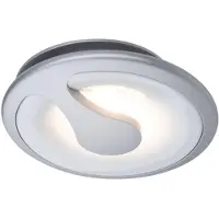 Paulmann Side, Schlafzimmer, Wohnzimmer, Aluminium, Weiß, Weiß, LED, 3000 K, warmweiß