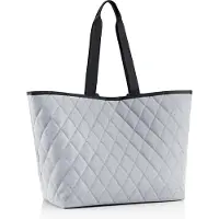 Reisenthel classic shopper XL, Einkaufstasche, Tragetasche, Rhombus Light Grey, 26 L, DL7060