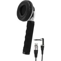 Monacor MDH-6300, Kabelgebunden, 10 - 22000 Hz, Musik, 152 g, Kopfhörer, Schwarz