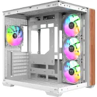 Thermaltake View 380 WS ARGB, Midi Tower, PC, Weiß, ATX, micro ATX, Mini-ITX, SPCC, Gehärtetes Glas, Gaming