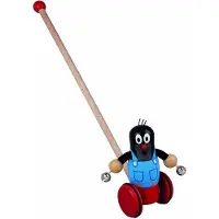 Detoa Maulwurfkratzer Holzspielzeug für Kinder ab 1 Jahr, ca. 54 x 10 cm