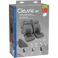 Lampa Classic Sitzschonbezug Vorne und Hinten Polyester Grau Sitzbezug