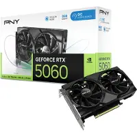 PNY GeForce RTX 5060 8GB, GeForce RTX 5060, 8 GB, GDDR7, 128 Bit, 7680 x 4320 Pixel, PCI Express x8 5.0