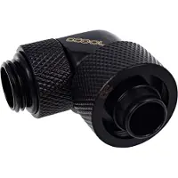 Alphacool 17236, Anpassung, Messing, Schwarz, 1/4", 34,5 mm, 35,5 mm