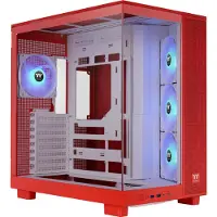 Thermaltake View 380 XL TG ARGB, Midi Tower, PC, Orange, ATX, micro ATX, Mini-ITX, SPCC, Gaming