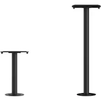 Beneito Faure Clos Dual Base Mini Suelo 30 cm Mattschwarz LED-Wandleuchte 8W/16W IP65 IK08 CCT-Schalter 3000K/4000K/5000K Außenbereich -