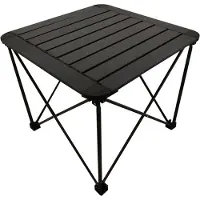 Linder Exclusiv GmbH Linder Exclusiv Campingtisch CM3000 – klapptisch Camping & Reisen Aluminiumtisch 52,5x52,5x46 cm – leicht, wetterfest & kompakt