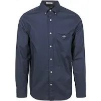 Gant Casual Hemd Poplin Navy