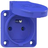 PC Electric 104-0bc Schutzkontakt-Steckdose IP54 Blau