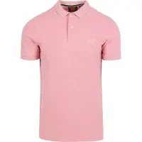 Superdry Classic Poloshirt Melange Rosa