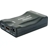 Schwaiger HDMSCA01 533, 1920 x 1080 Pixel, 1080p, NTSC 3.58, NTSC 4.43, PAL, PAL M, PAL N, SECAM, SCART, HDMI, 5 V