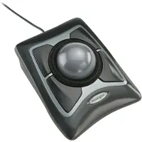 Kensington Kabelgebundener Expert Mouse-Trackball, Beidhändig, Optisch, 400 DPI, Schwarz