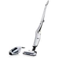 Domo DO217SV, 2-in-1-Stabstaubsauger, Beutellos, Schwarz, Weiß, 0,5 l, Trocken, Zyklonal