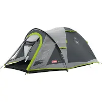 Coleman Darwin 3+, Rucksackreisen, Festrahmen, Kuppel-/Iglu-Zelt, 3 Person(en), 4,9 kg, Grau, Khaki