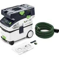 Festool CTLC MIDI I-Basic, 2200 W, Trocken&Nass, 12,5 l, Schwarz, Grün, Weiß