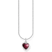 Thomas Sabo KE2268-051-10-L45V Damen-Kette mit rotem Herz-Anhänger