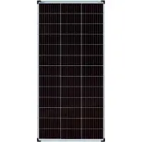 Enjoy solar Klassisches Monokristallines Solarmodul 200W 12V (silberner Rahmen), Neue Version, 0% MwSt.