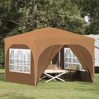 vidaXL Möbel Pop-up Partyzelt 290 x 290 x 245 cm BeigePavillons & Partyzelte - Pavillons & Partyzelte c6653