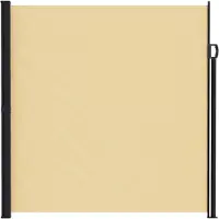 vidaXL Ausziehbares Seitenmarkise Sand 500 x 220 cm Polyester