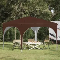 vidaXL Möbel Pop-up Partyzelt 290 x 290 x 245 cm BraunPavillons & Partyzelte - Pavillons & Partyzelte c6644