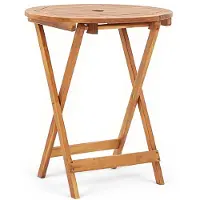 vidaXL Gartentisch Klappbar 60x75 cm Massivholz Akazie