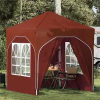 vidaXL Möbel Pop-up Partyzelt 192 x 192 x 245 cm TerrakottaPavillons & Partyzelte - Pavillons & Partyzelte c6639