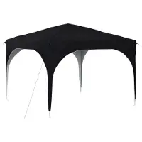 Syfax Pop-up Partyzelt 290 x 290 x 245 cm Antrazit