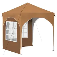 Syfax Pop-up Partyzelt 192 x 192 x 245 cm Beige