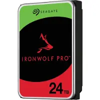 Seagate IronWolf Pro ST24000NT002, 24 TB, 7200 RPM, 512 MB, 3.5", Serial ATA III