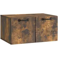 vidaXL Wandmontierter TV-Schrank Geräucherte Eiche 59,5 x 41 x 30 cm