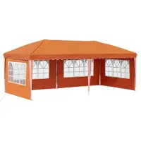 Syfax Pop-up Partyzelt 575 x 289 x 245 cm Orange