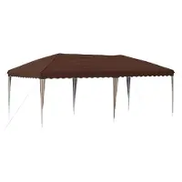 Syfax Pop-up Partyzelt 575 x 290 x 245 cm Braun