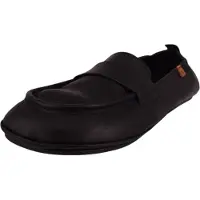 El naturalista für Damen. 258221101005_001 N5822 Essence Ballettpumps aus schwarzem Leder schwarz (37), Wohnung, Keine, Lässig