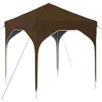 Syfax Pop-up Partyzelt 194 x 194 x 245 cm Taupe