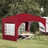 vidaXL Möbel Pop-up Partyzelt 290 x 290 x 245 cm BordeauxrotPavillons & Partyzelte - Pavillons & Partyzelte c6649