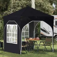 vidaXL Möbel Pop-up Partyzelt 192 x 192 x 245 cm SchwarzPavillons & Partyzelte - Pavillons & Partyzelte c6634