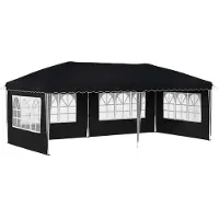 Syfax Pop-up Partyzelt 575 x 289 x 245 cm Antrazit